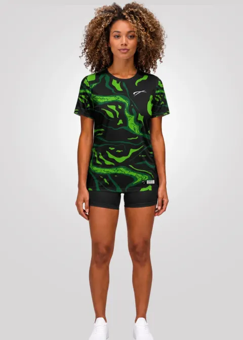 Camiseta Aeroflex Dry Fit Feminino Treino Proteção UV Motion Vortex