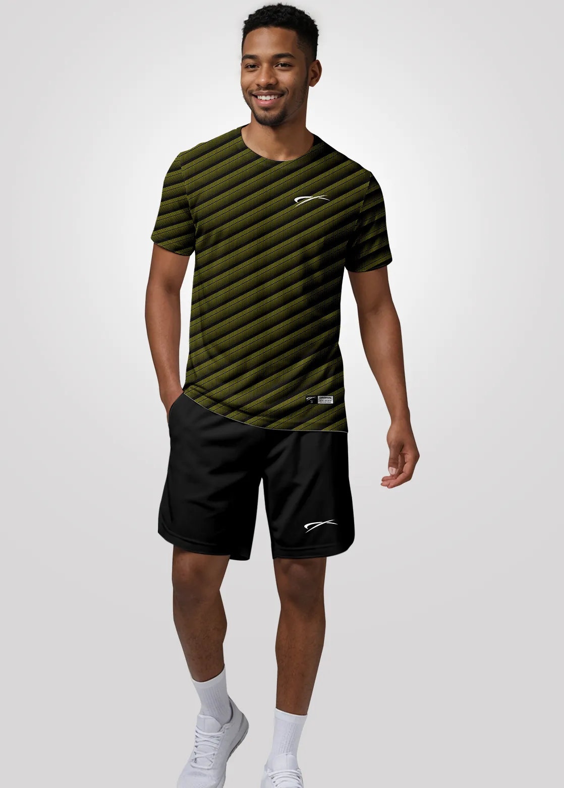 Camiseta Aeroflex Dry Fit Masculina Treino Proteção UV Titan Atlas