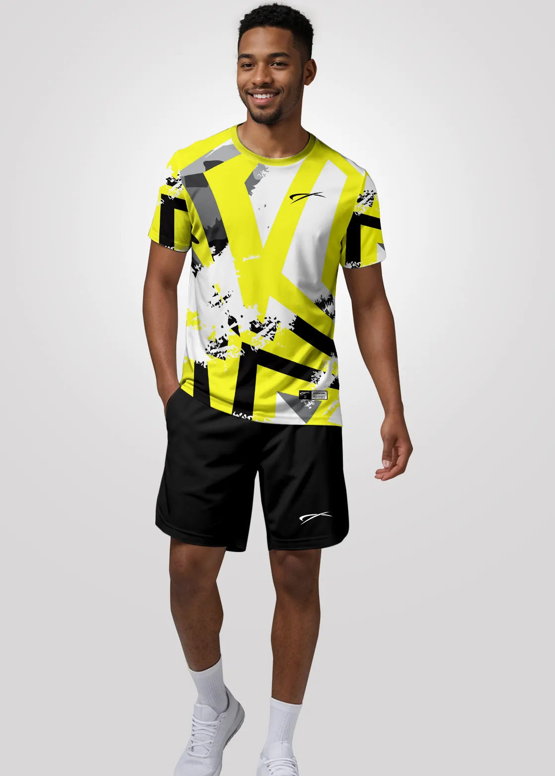 Camisa de Treino Unissex em Aeroflex - Azul escuro