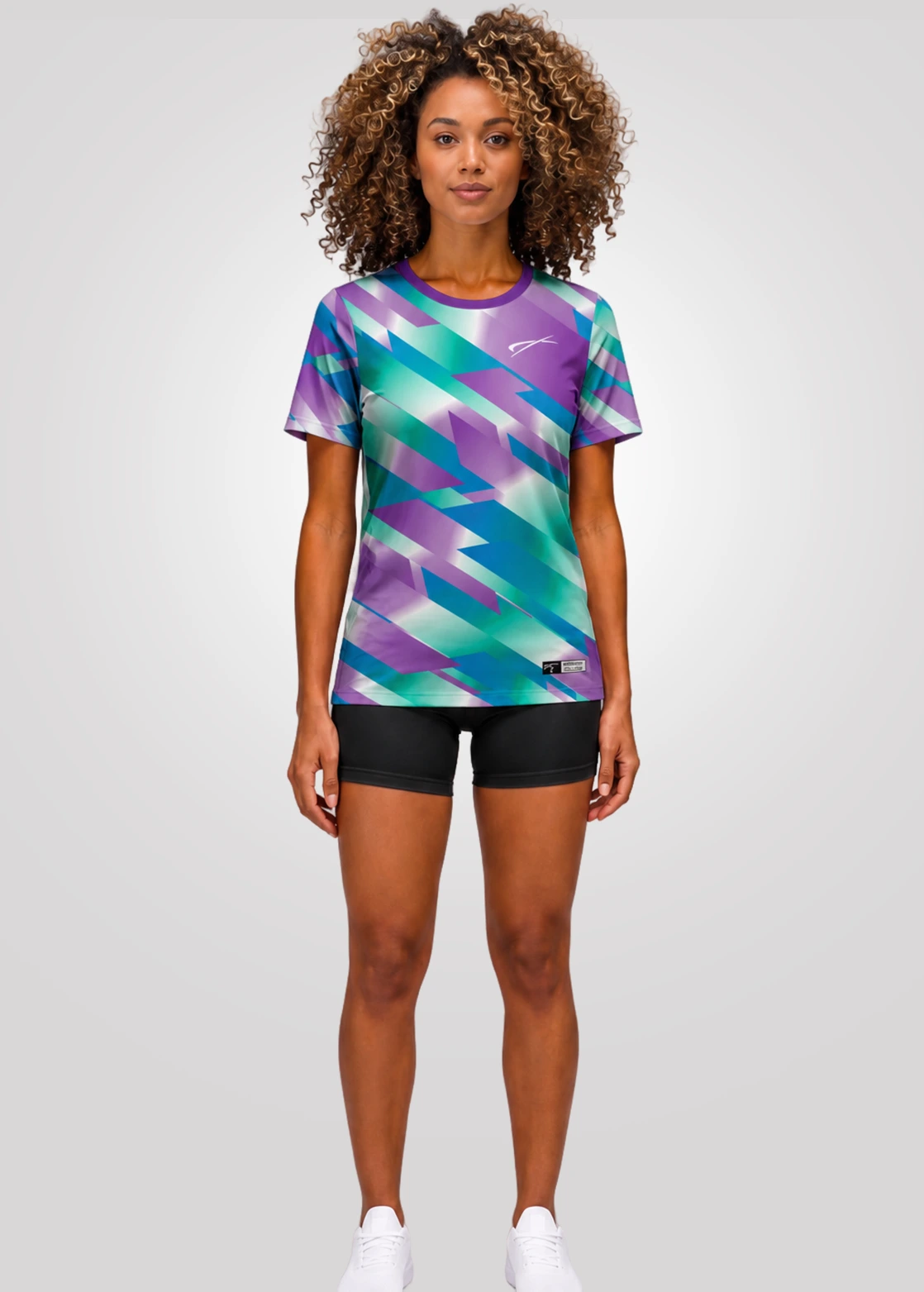 Camiseta Aeroflex Dry Fit Feminina Treino Proteção UV Phantom Prism