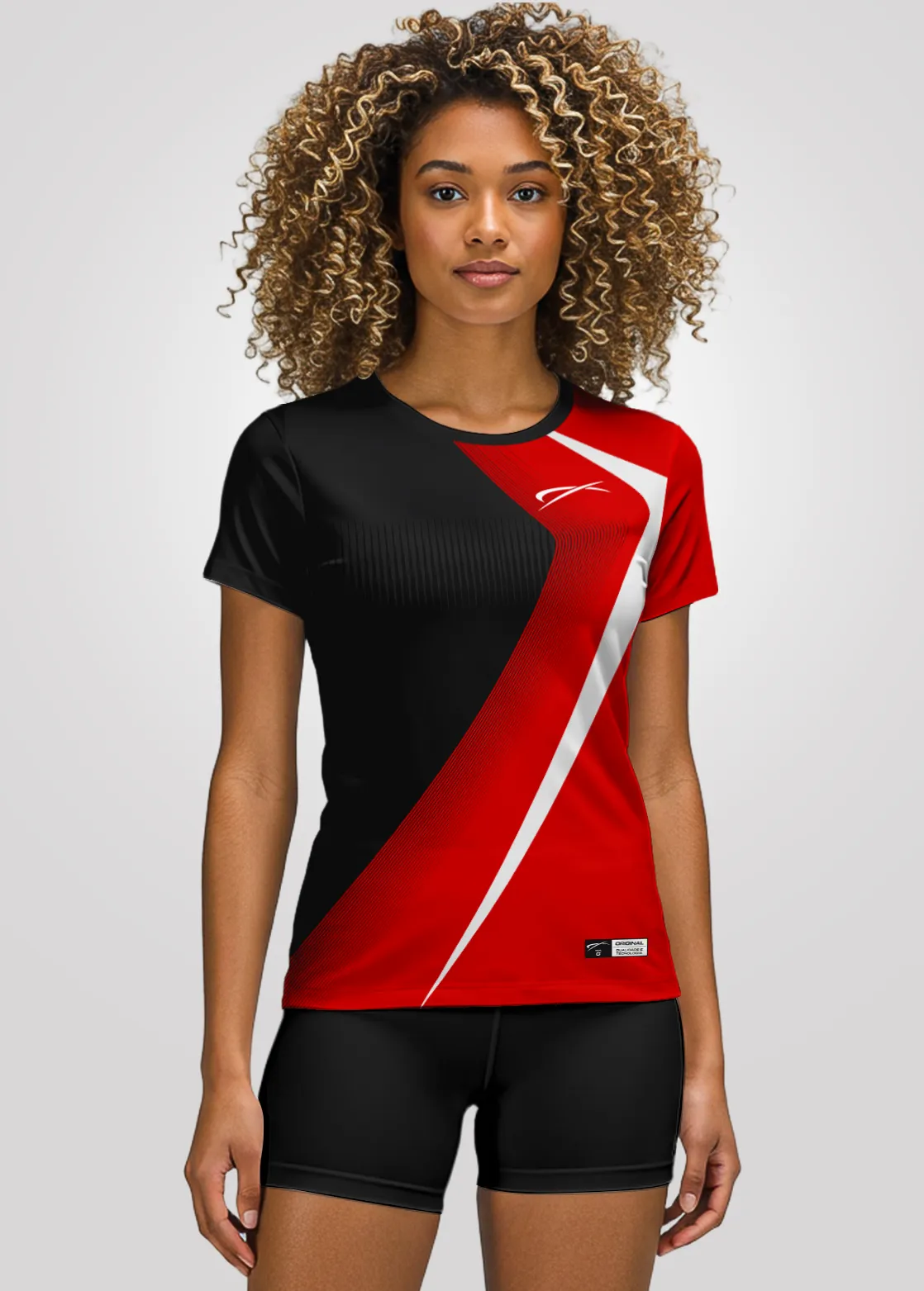 Camisa de Treino Unissex em Aeroflex - Vermelho