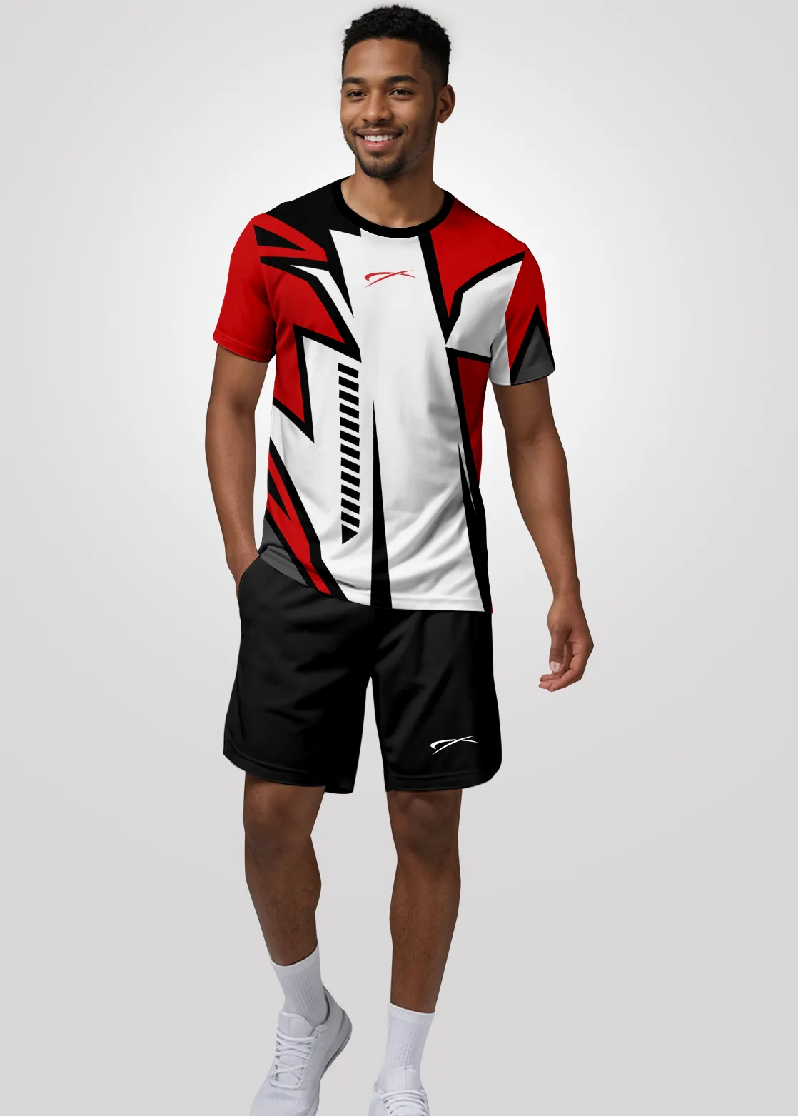 Camisa de Treino Unissex em Aeroflex - Vermelho