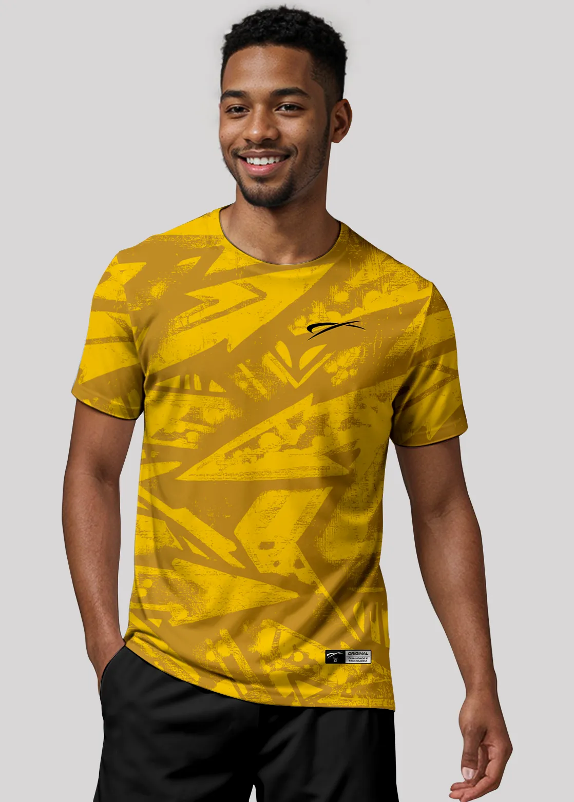 Camiseta Aeroflex Dry Fit Masculina Treino Proteção UV Pulse Energy