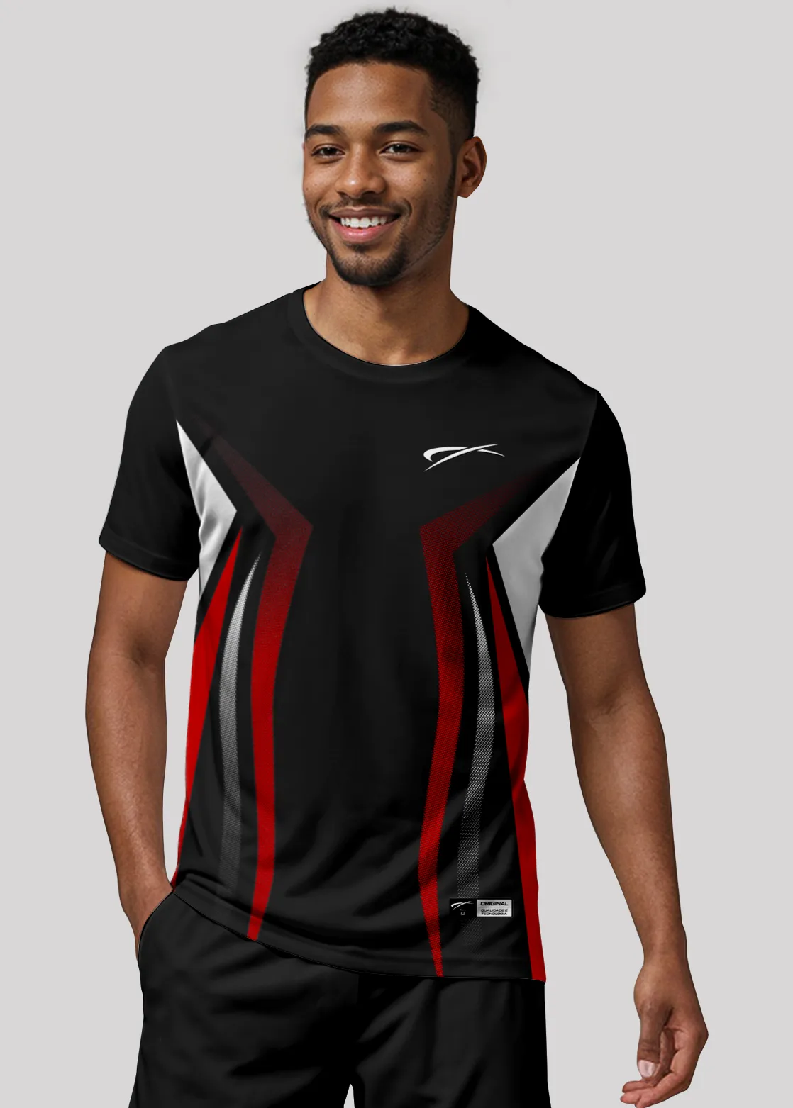 Camiseta Aeroflex Dry Fit Masculina Treino Proteção UV Velocity Vector