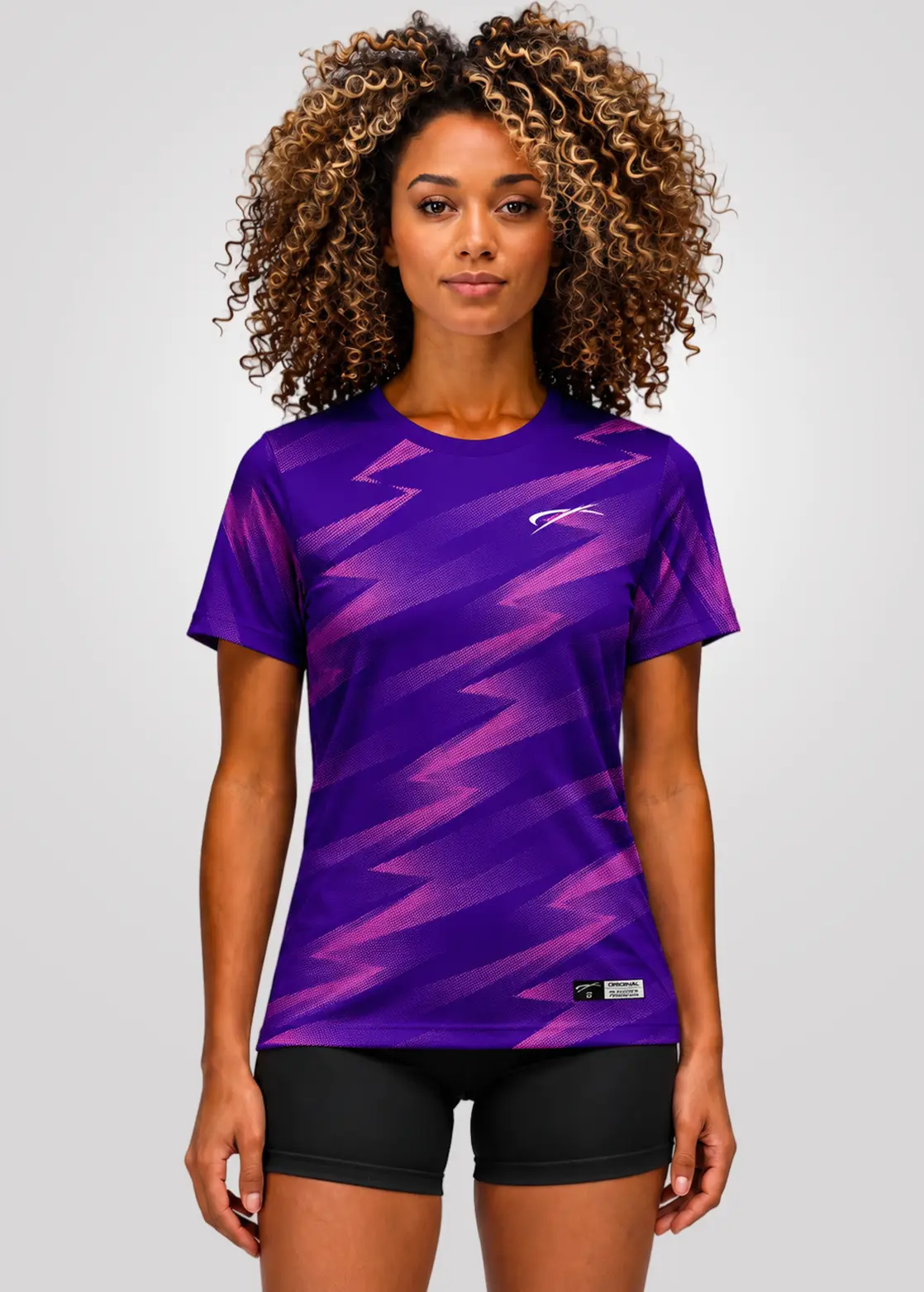 Camiseta Aeroflex Dry Fit Feminina Treino Proteção UV Motion Glide - Branco