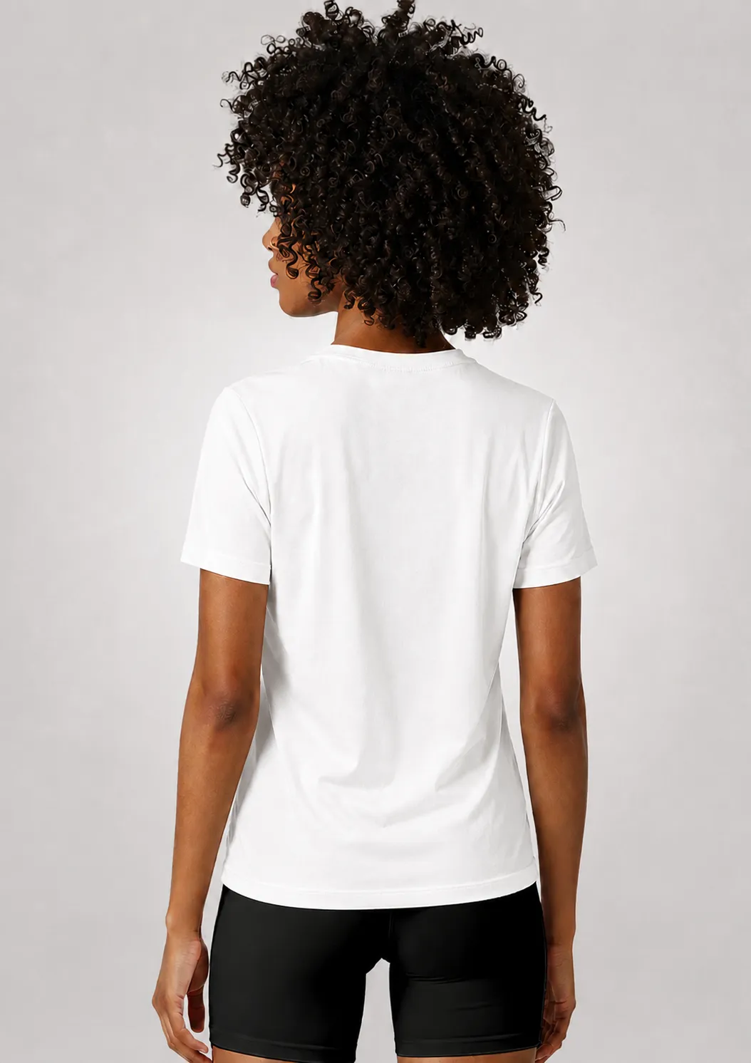 Camiseta Poliamida Crepe Feminina Treino - Branco