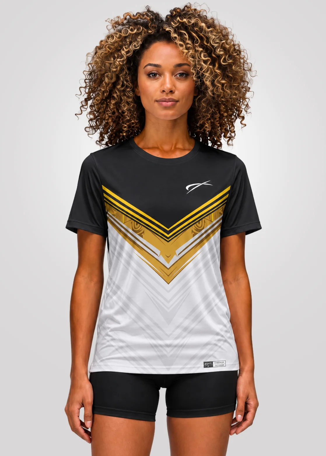Camiseta Aeroflex Dry Fit Feminina Treino Proteção UV Titan Aegis - Branco
