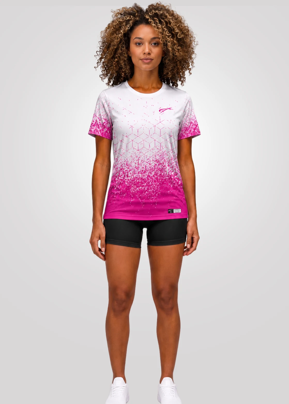 Camiseta Aeroflex Dry Fit Feminina Treino Proteção UV Pulse Bloom