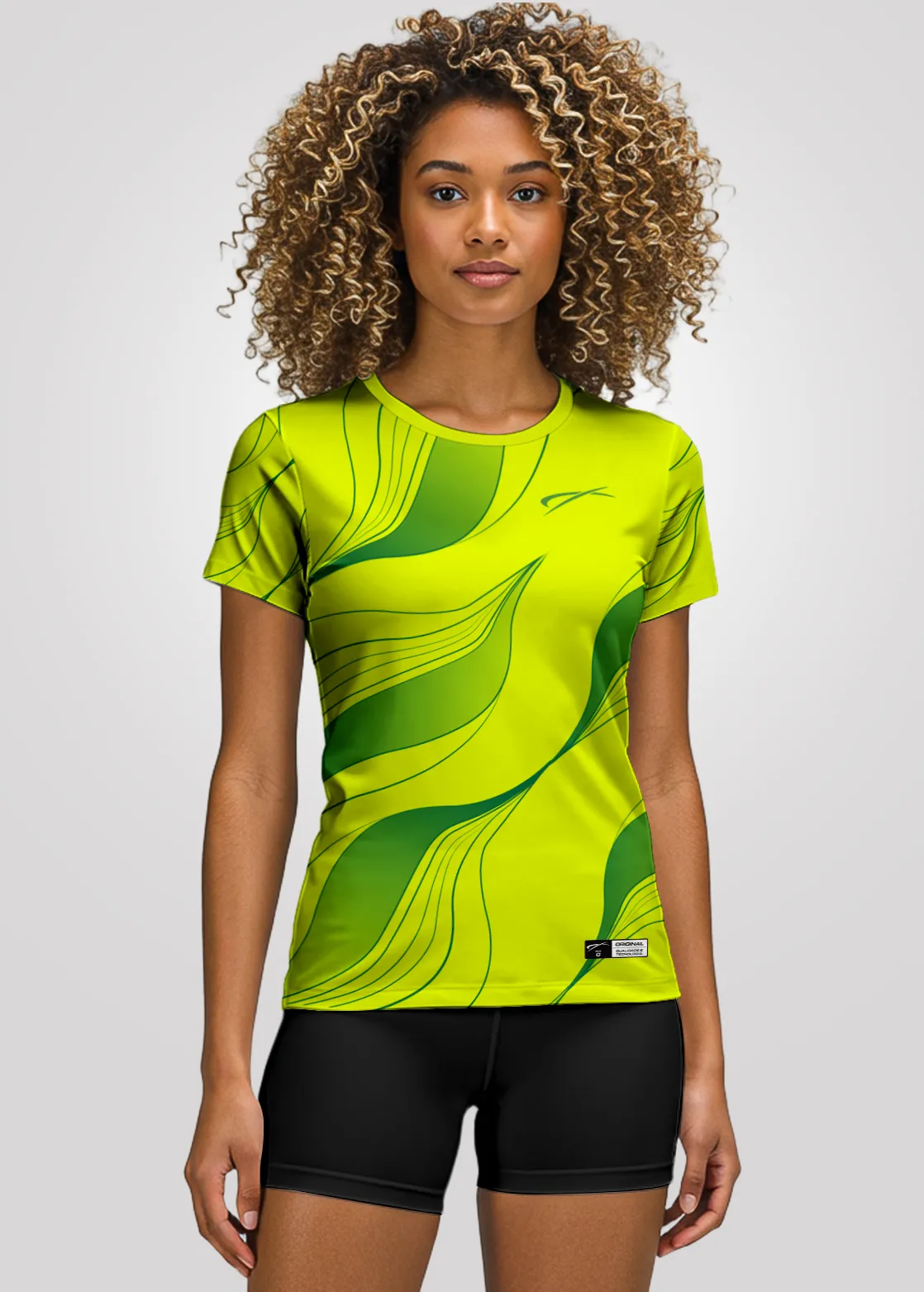 Camisa de Treino Unissex em Aeroflex - Amarelo