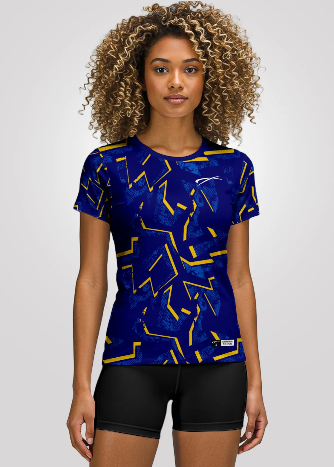 Camisa de Treino Unissex em Aeroflex - Azul escuro
