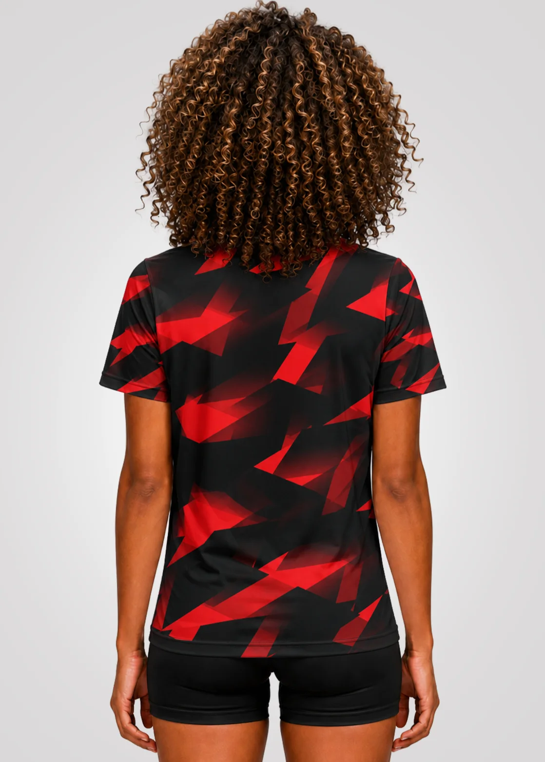 Camiseta Aeroflex Dry Fit Feminino Treino Proteção UV Storm Camo - Branco