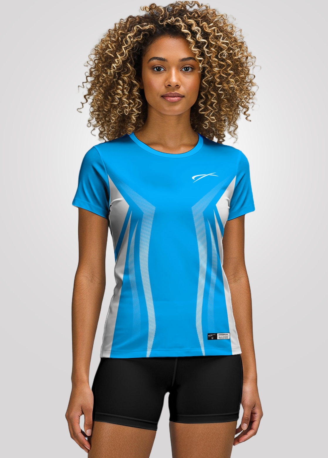 Camisa de Treino Unissex em Aeroflex - Azul
