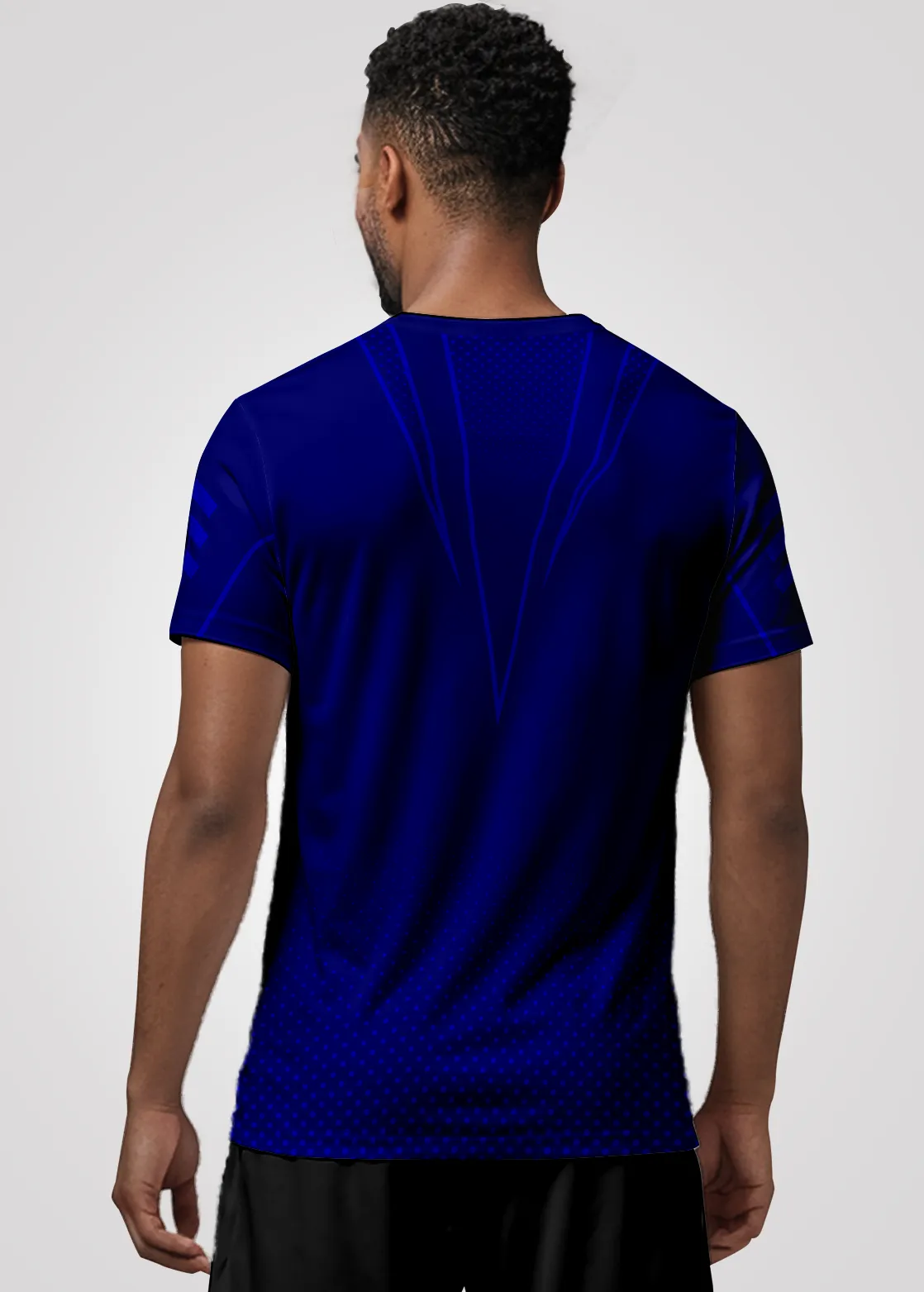 Camisa de Treino Unissex em Aeroflex - Azul escuro