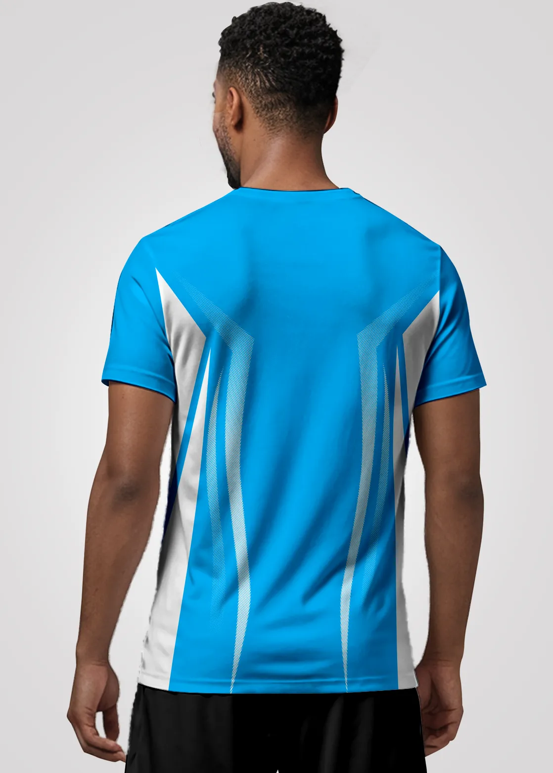 Camiseta Aeroflex Dry Fit Masculina Treino Proteção UV Velocity Stream - Branco