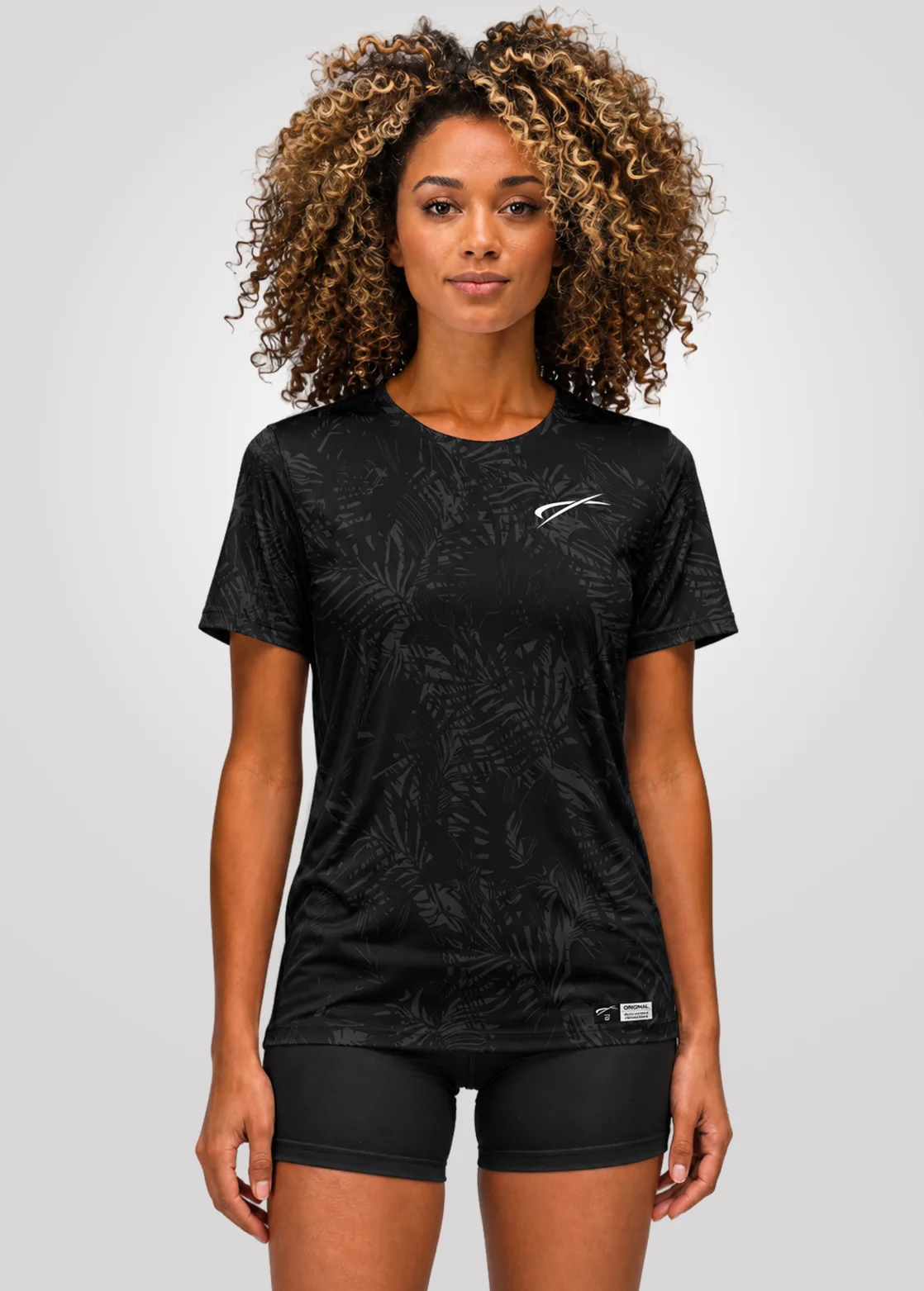 Camiseta Aeroflex Dry Fit Feminina Treino Proteção UV Phantom Noir - Branco