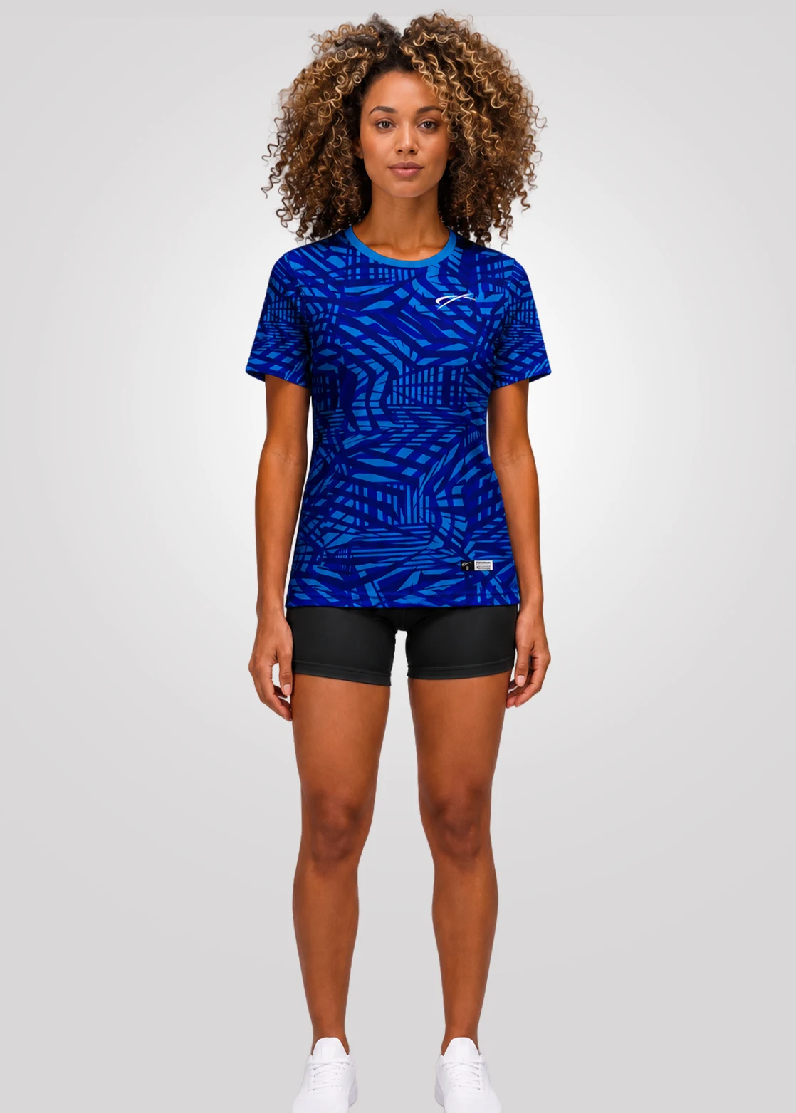 Camiseta Aeroflex Dry Fit Feminina Treino Proteção UV Phantom Matrix - Branco