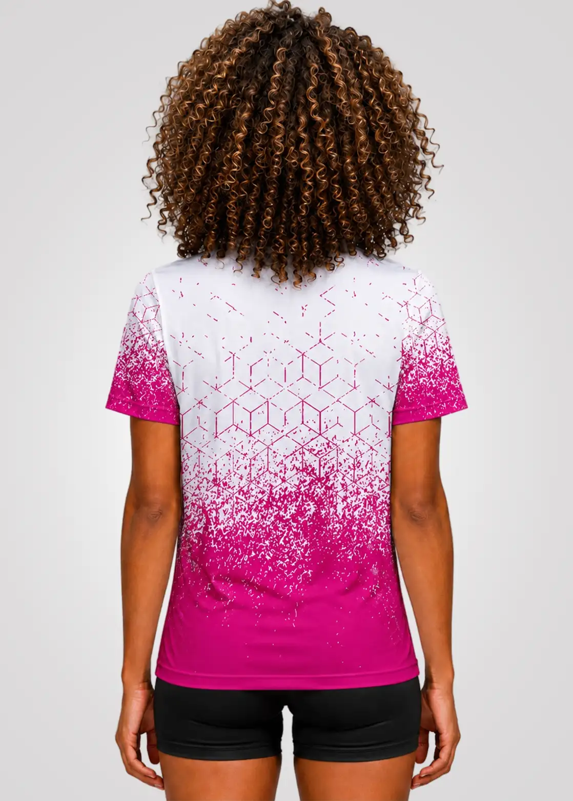 Camiseta Aeroflex Dry Fit Feminina Treino Proteção UV Pulse Bloom - Branco
