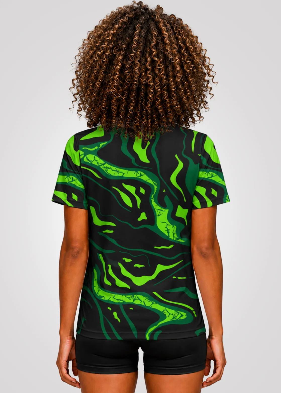 Camiseta Aeroflex Dry Fit Feminino Treino Proteção UV Motion Vortex - Branco