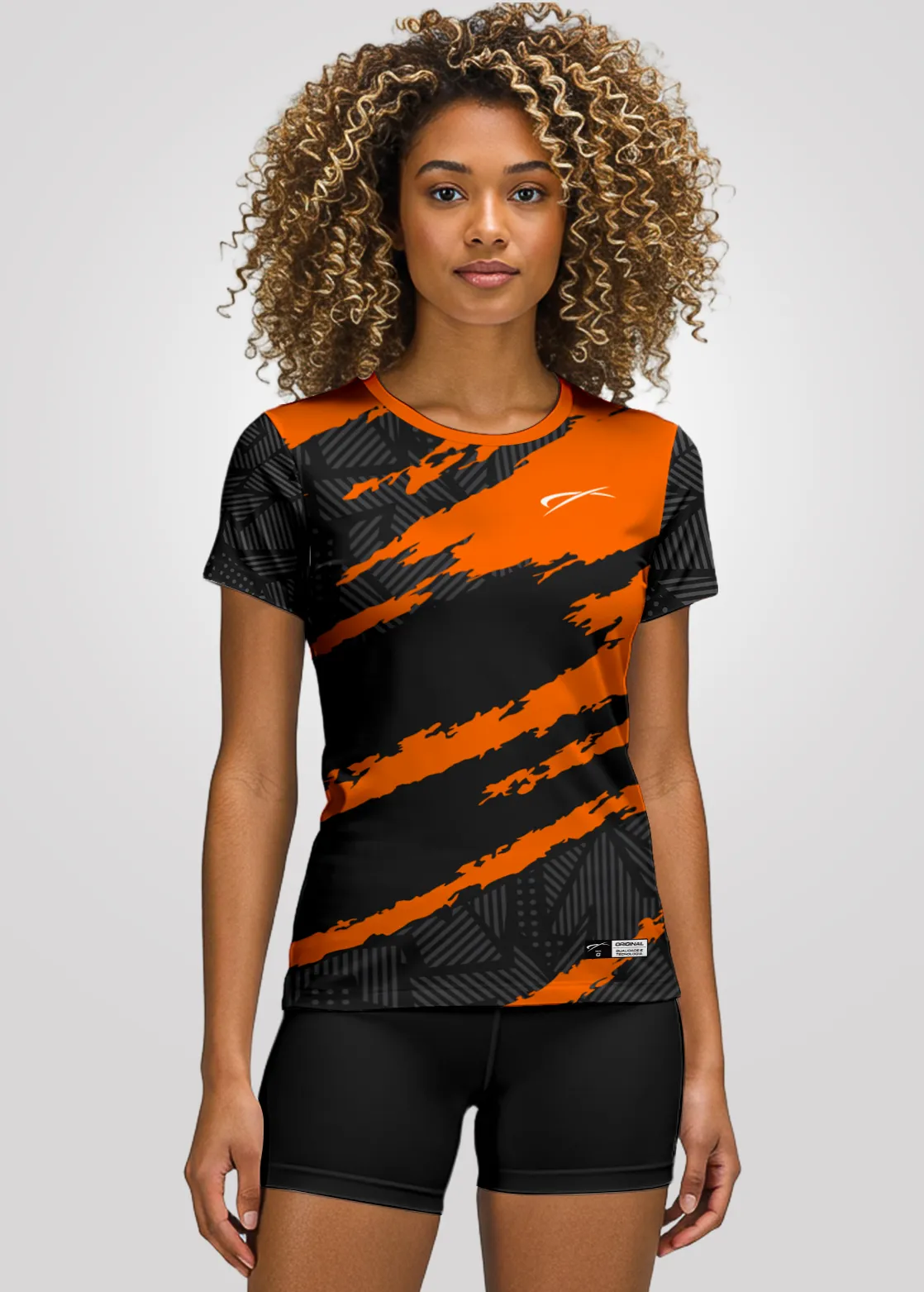 Camisa de Treino Unissex em Aeroflex - Laranja