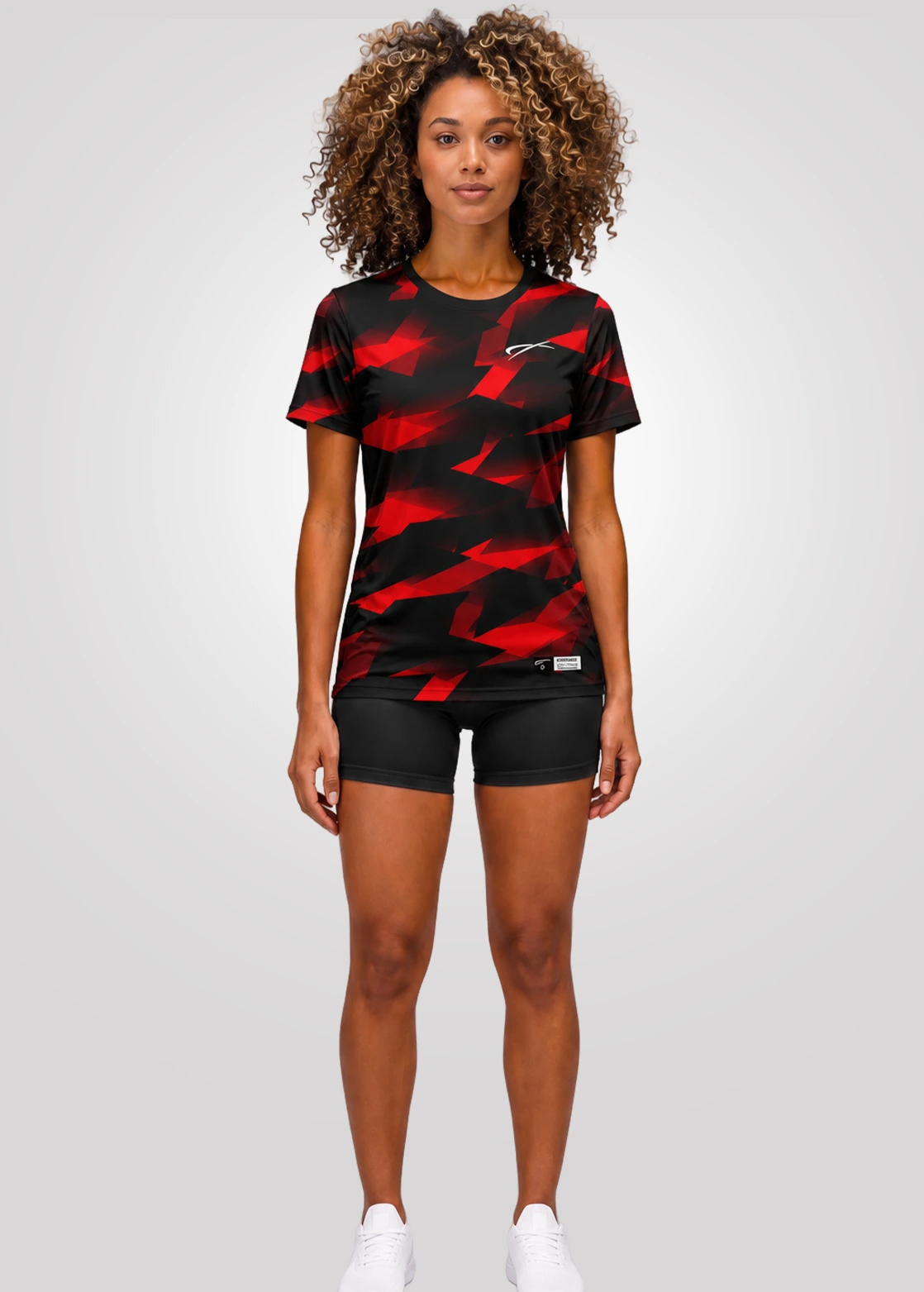 Camiseta Aeroflex Dry Fit Feminino Treino Proteção UV Storm Camo