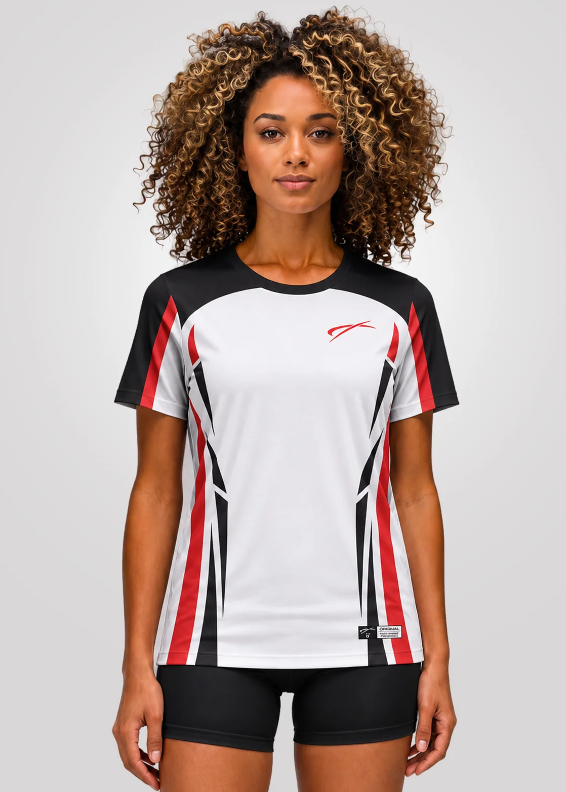 Camiseta Aeroflex Dry Fit Feminina Treino Proteção UV Velocity Prime - Branco