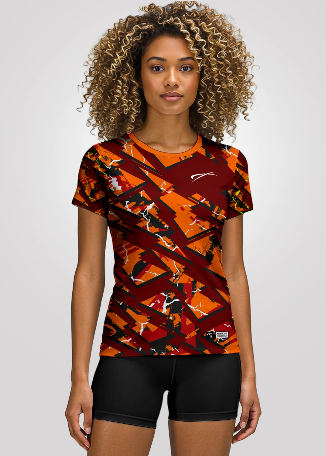 Camisa de Treino Unissex em Aeroflex - Laranja