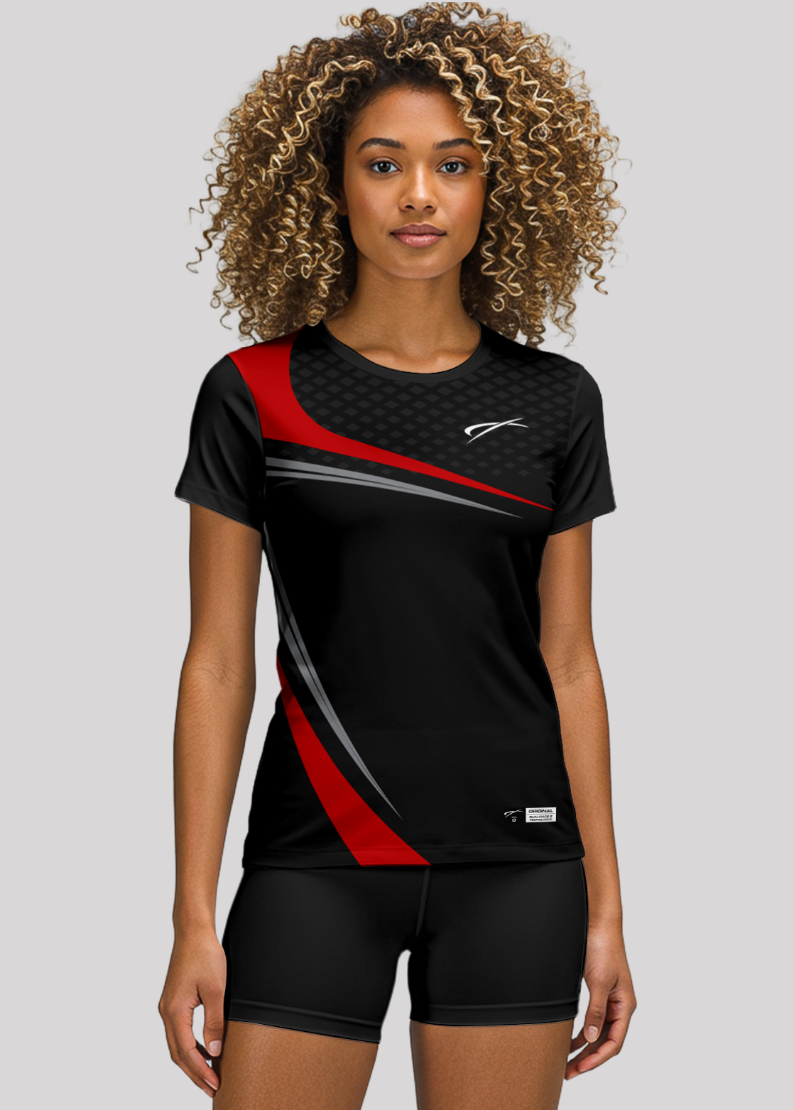 Camisa de Treino Unissex em Aeroflex - Preto
