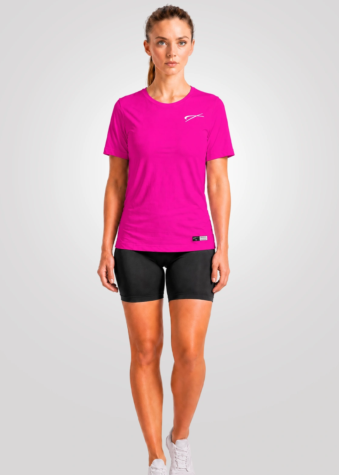 Camiseta Poliamida Furadinha Feminino Treino
