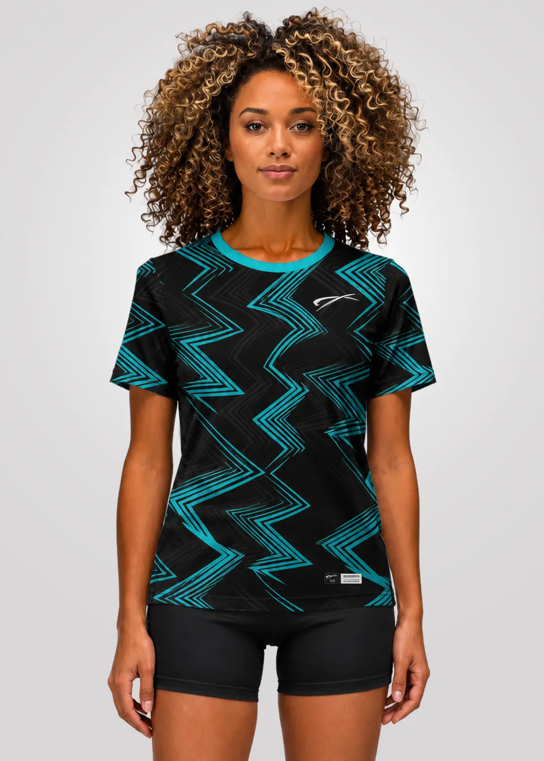 Camiseta Aeroflex Dry Fit Feminina Treino Proteção UV Storm Circuit - Branco