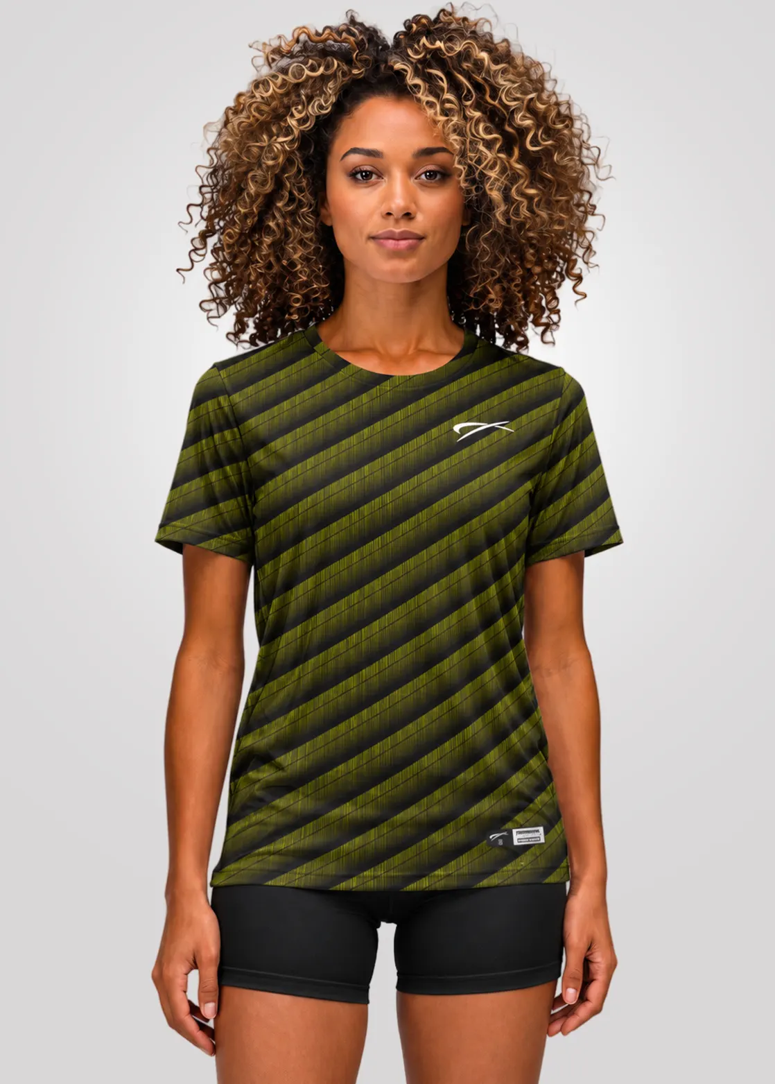 Camiseta Aeroflex Dry Fit Feminina Treino Proteção UV Titan Atlas - Branco