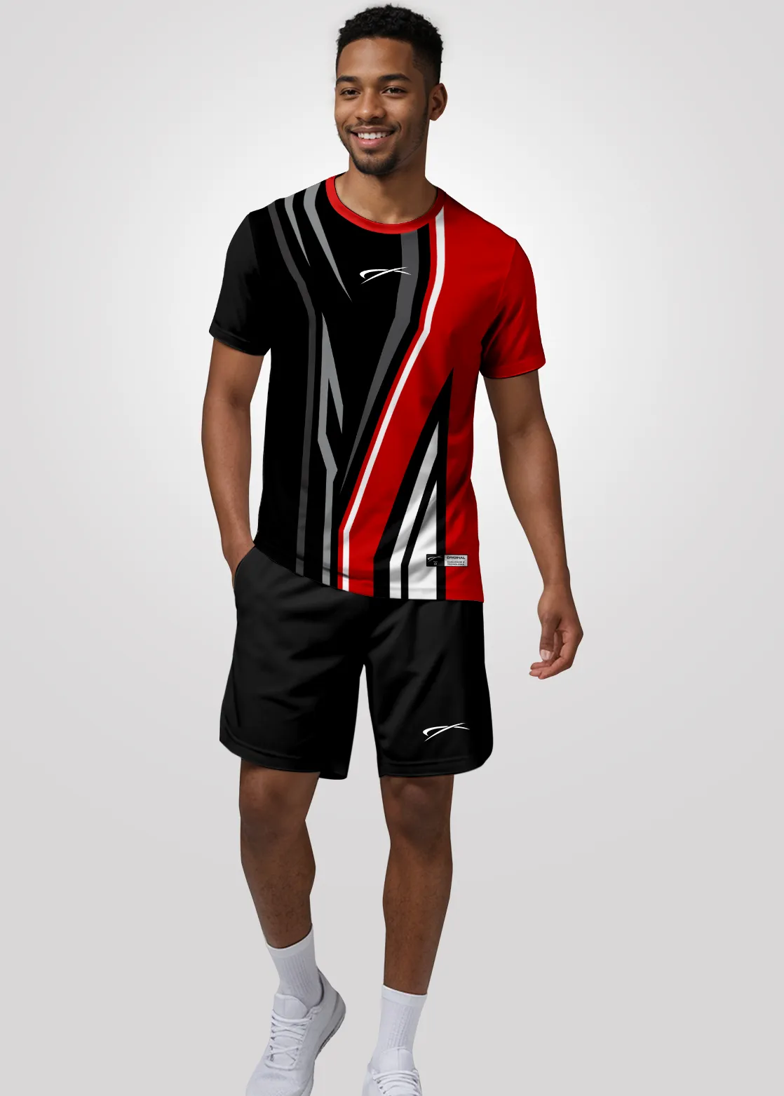 Camisa de Treino Unissex em Aeroflex - Vermelho