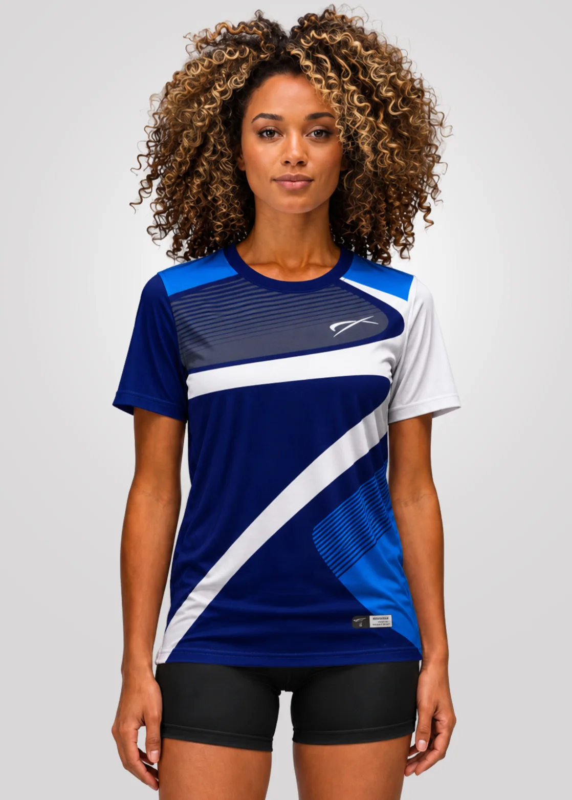 Camiseta Aeroflex Dry Fit Feminina Treino Proteção UV Motion Flow - Branco