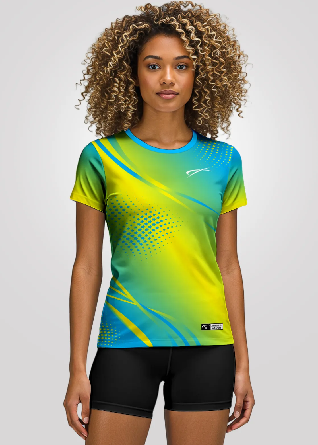 Camisa de Treino Unissex em Aeroflex - Azul