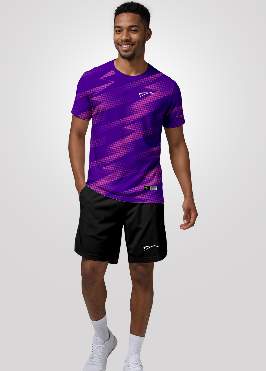 Camisa de Treino Unissex em Aeroflex - Rosa neon