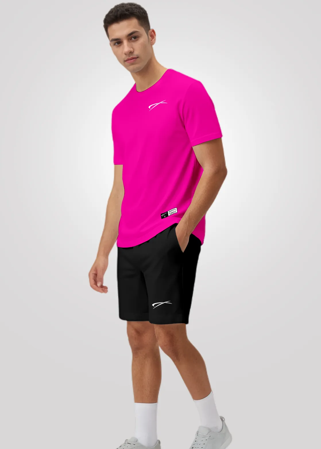 Camiseta Poliamida Crepe Masculina Treino