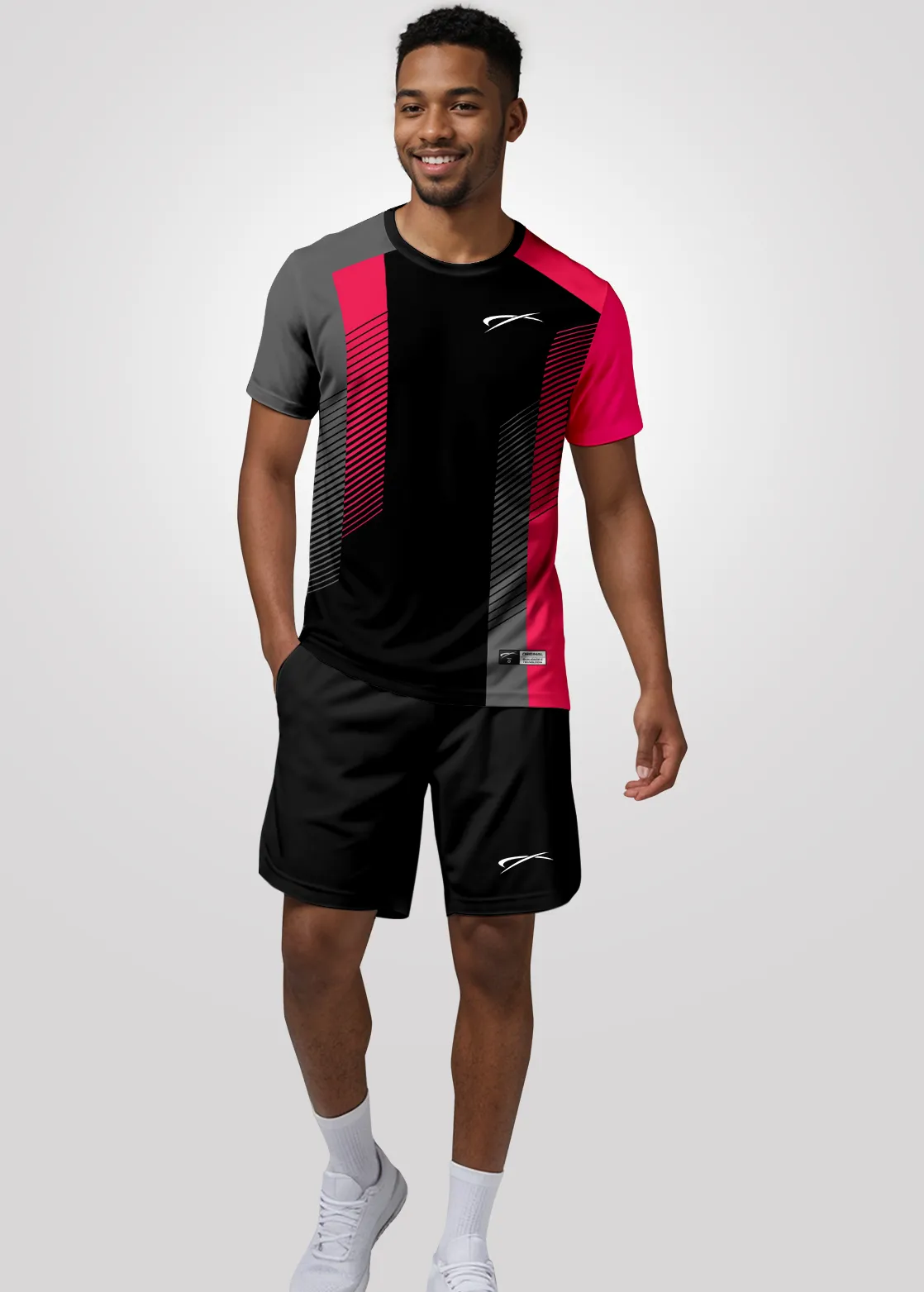 Camisa de Treino Unissex em Aeroflex - Preto
