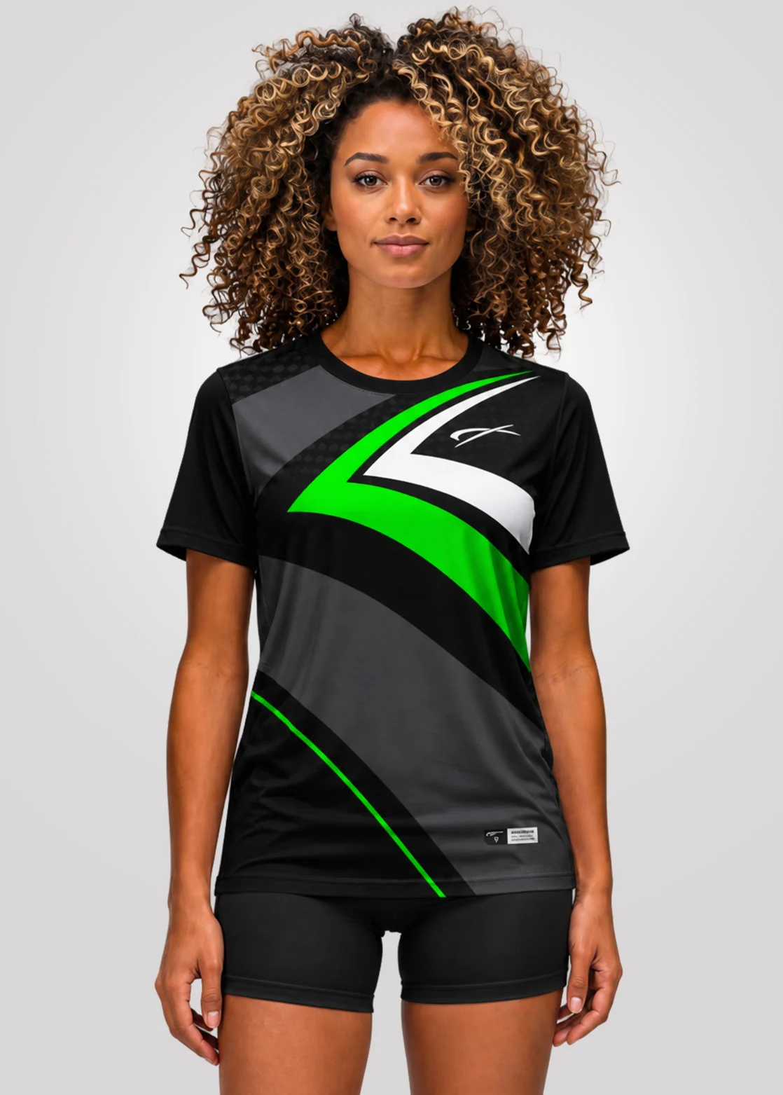 Camiseta Aeroflex Dry Fit Feminina Treino Proteção UV Velocity Arc - Branco