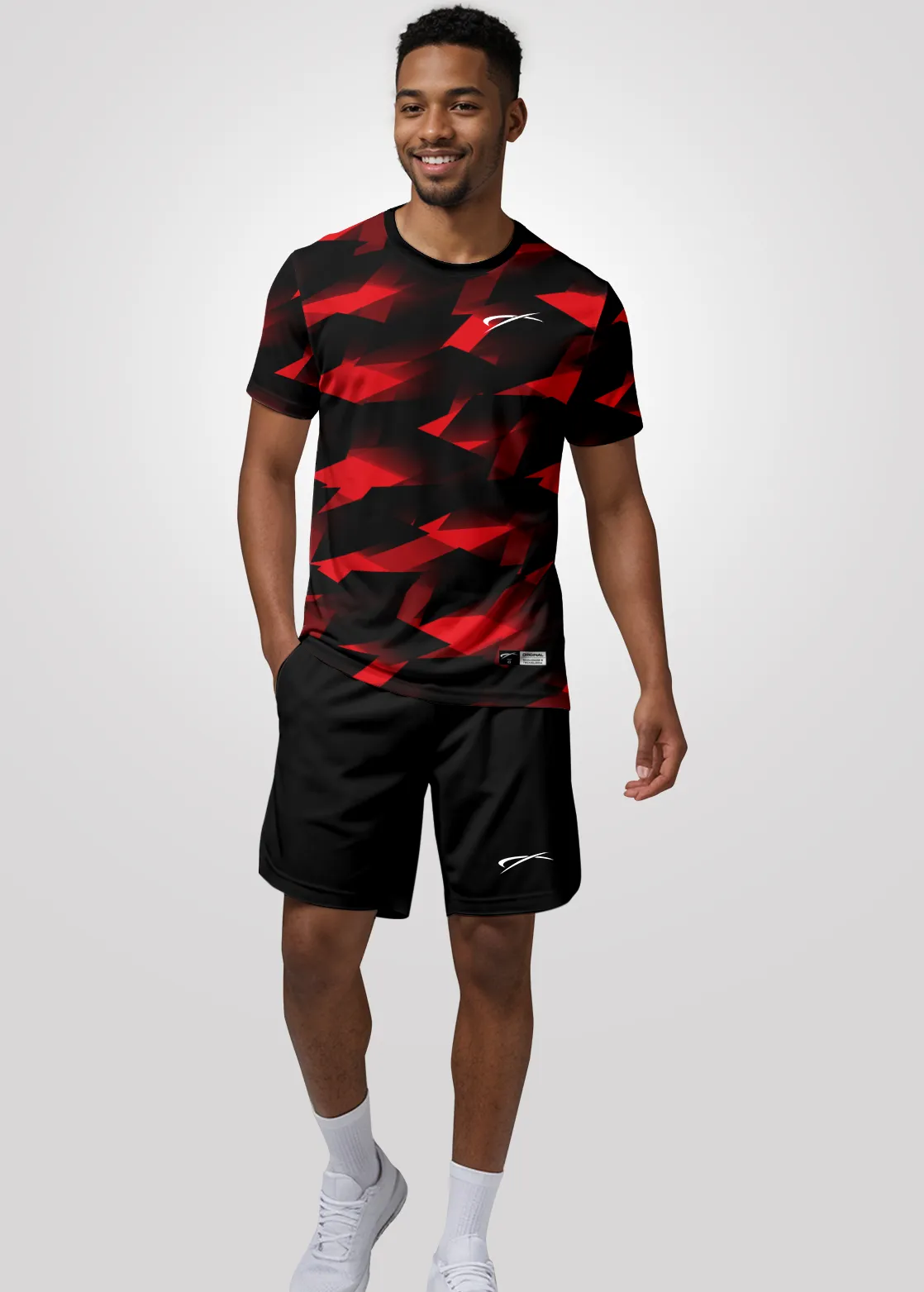 Camisa de Treino Unissex em Aeroflex - Vermelho