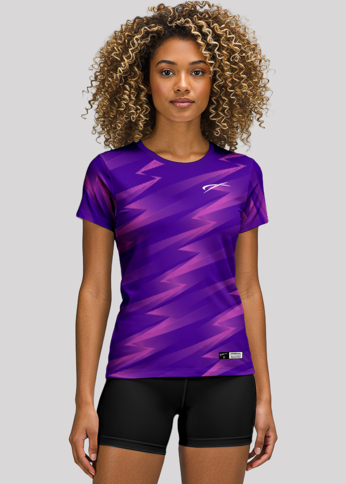 Camisa de Treino Unissex em Aeroflex - Rosa neon