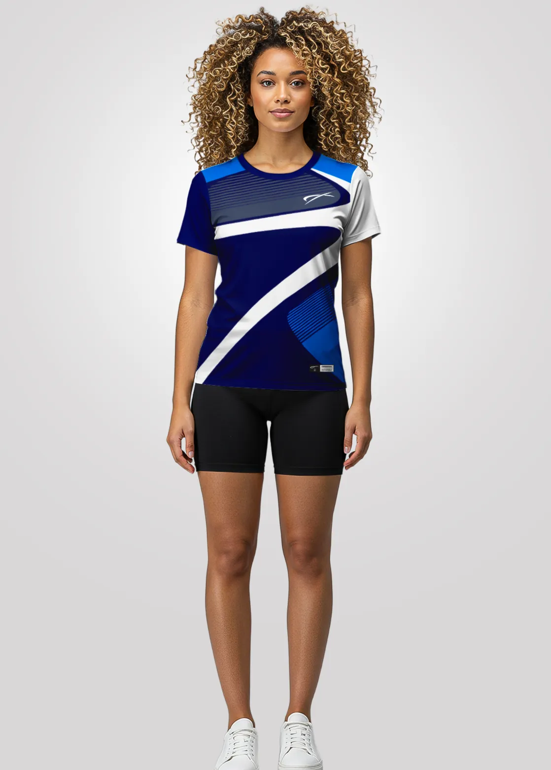 Camisa de Treino Unissex em Aeroflex - Azul escuro