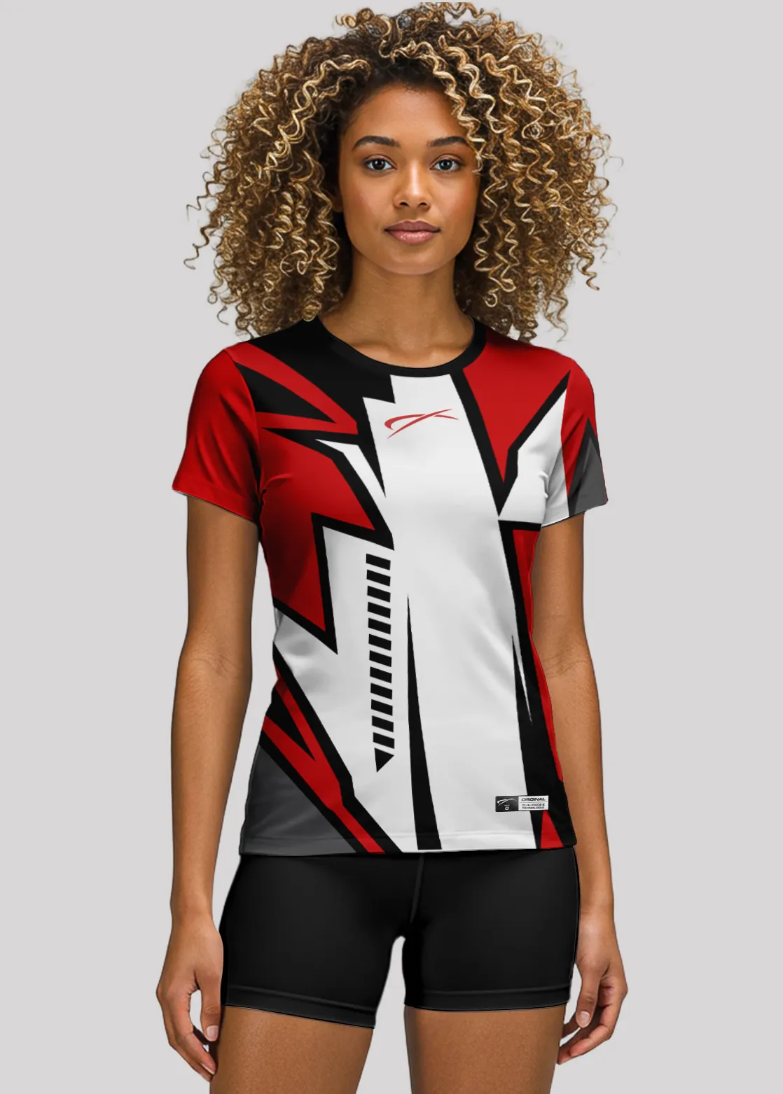 Camisa de Treino Unissex em Aeroflex - Vermelho