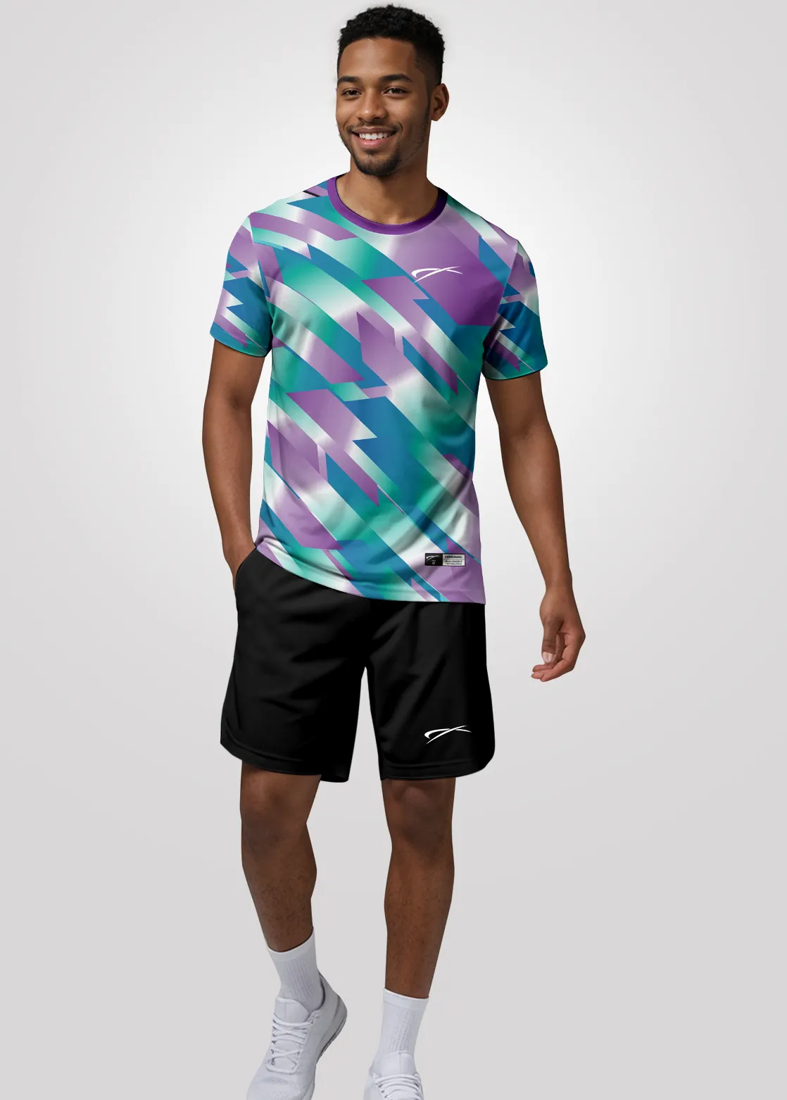 Camisa de Treino Unissex em Aeroflex - Preto