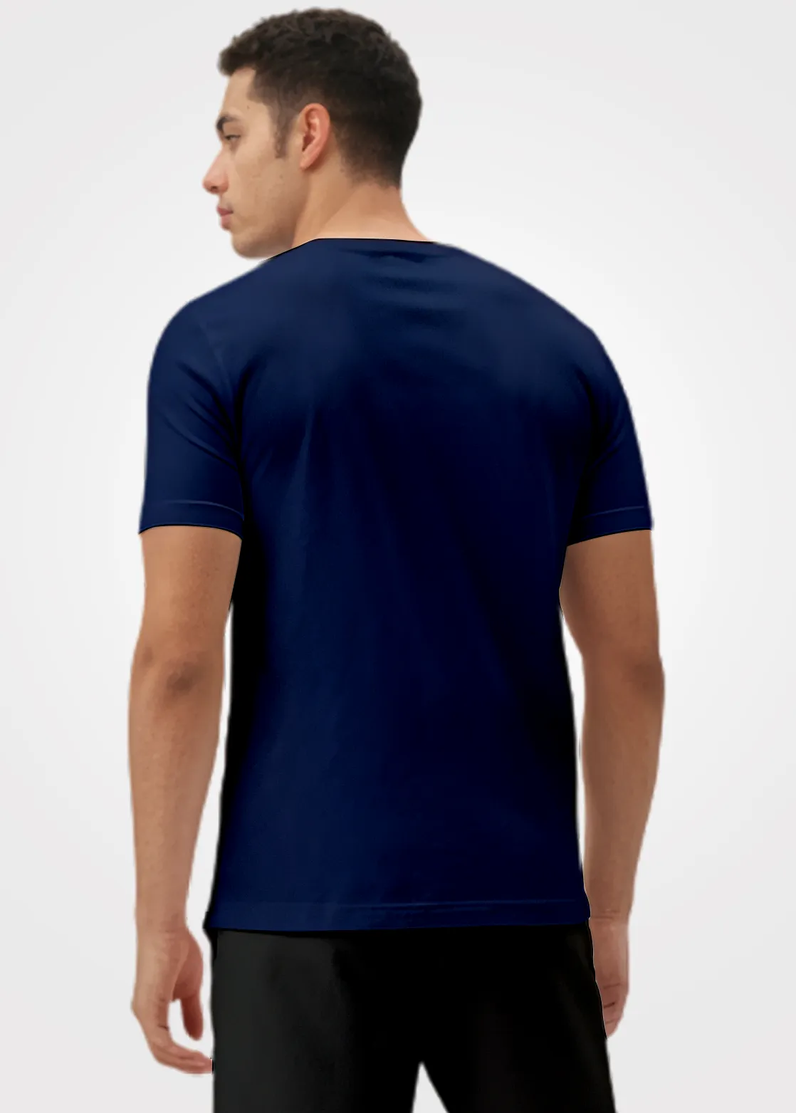 Camiseta Poliamida Crepe Masculina Treino - Azul Escuro Midnight