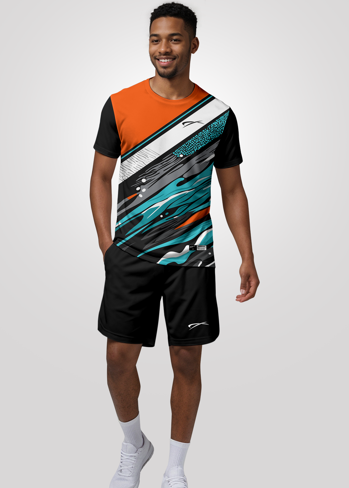 Camisa de Treino Unissex em Aeroflex - Azul