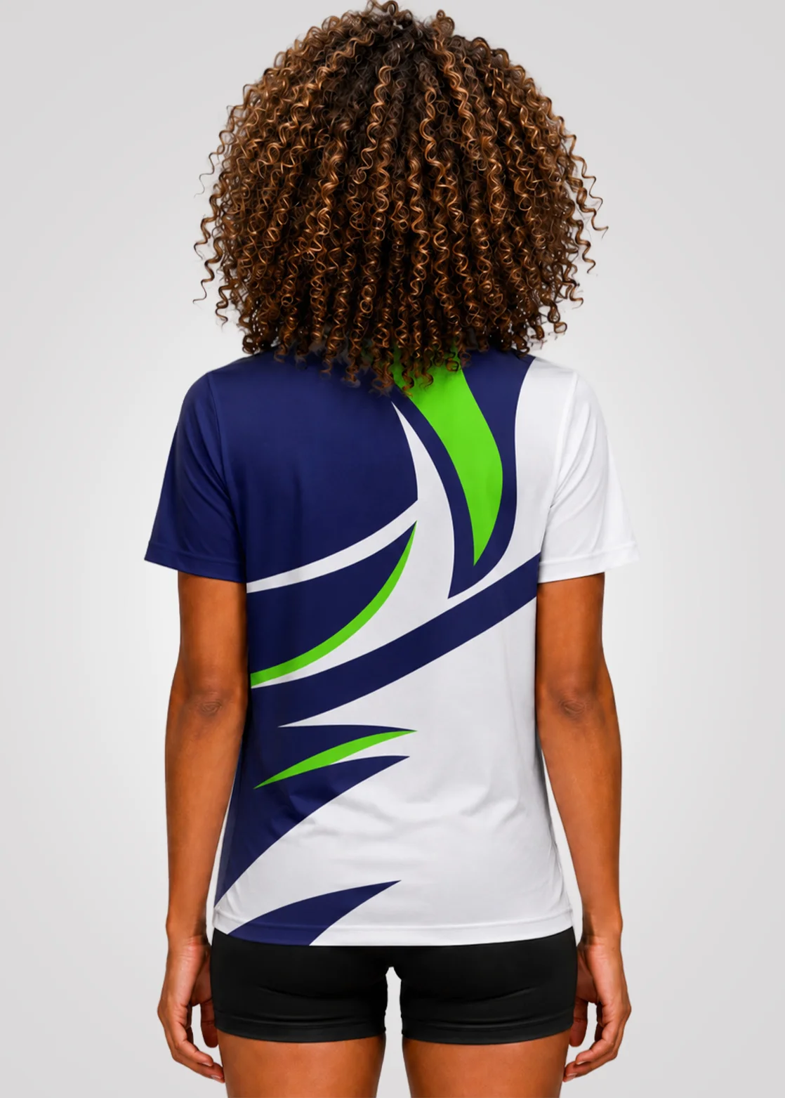 Camiseta Aeroflex Dry Fit Feminina Treino Proteção UV Motion Horizon - Branco