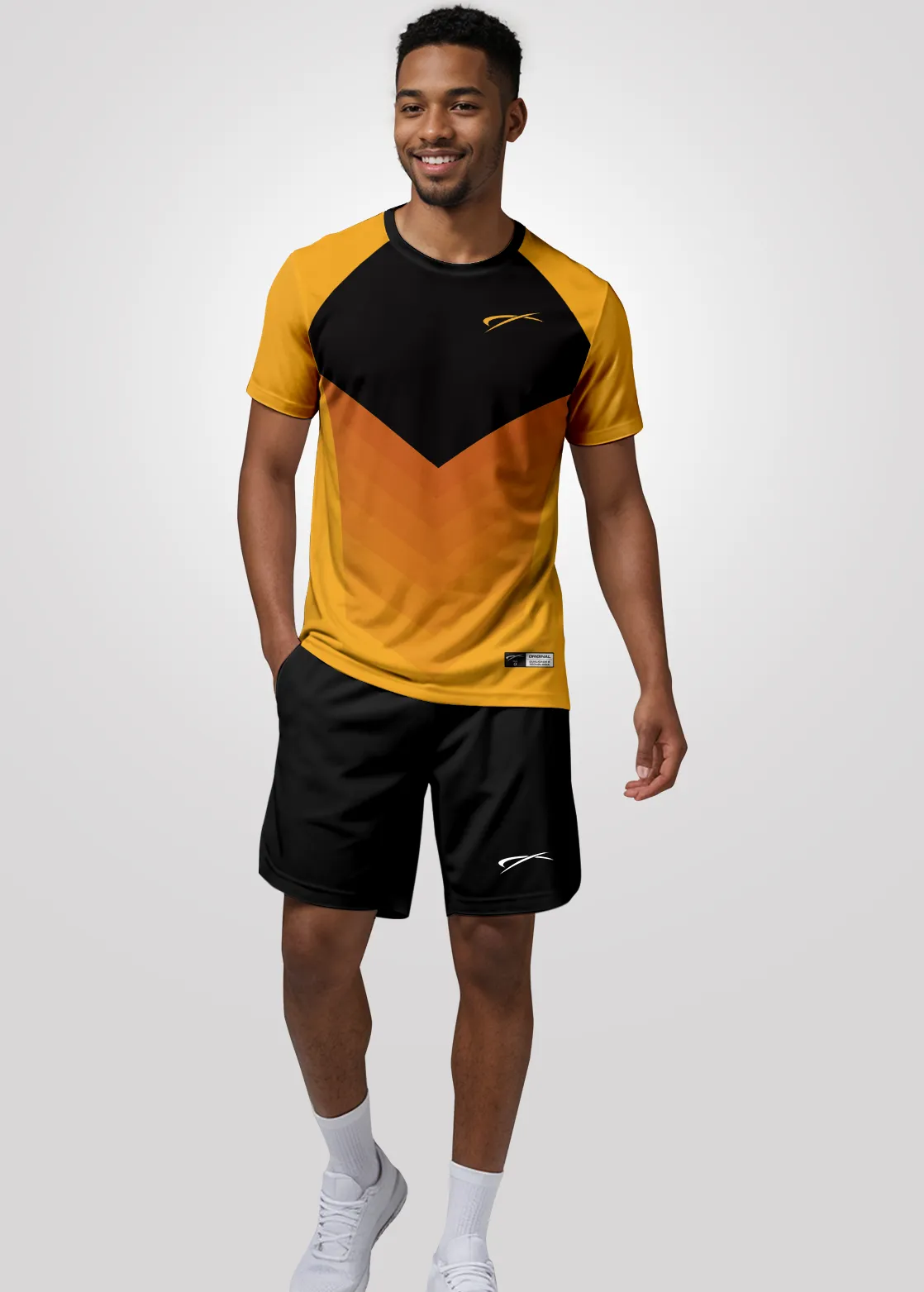 Camisa de Treino Unissex em Aeroflex - Azul escuro