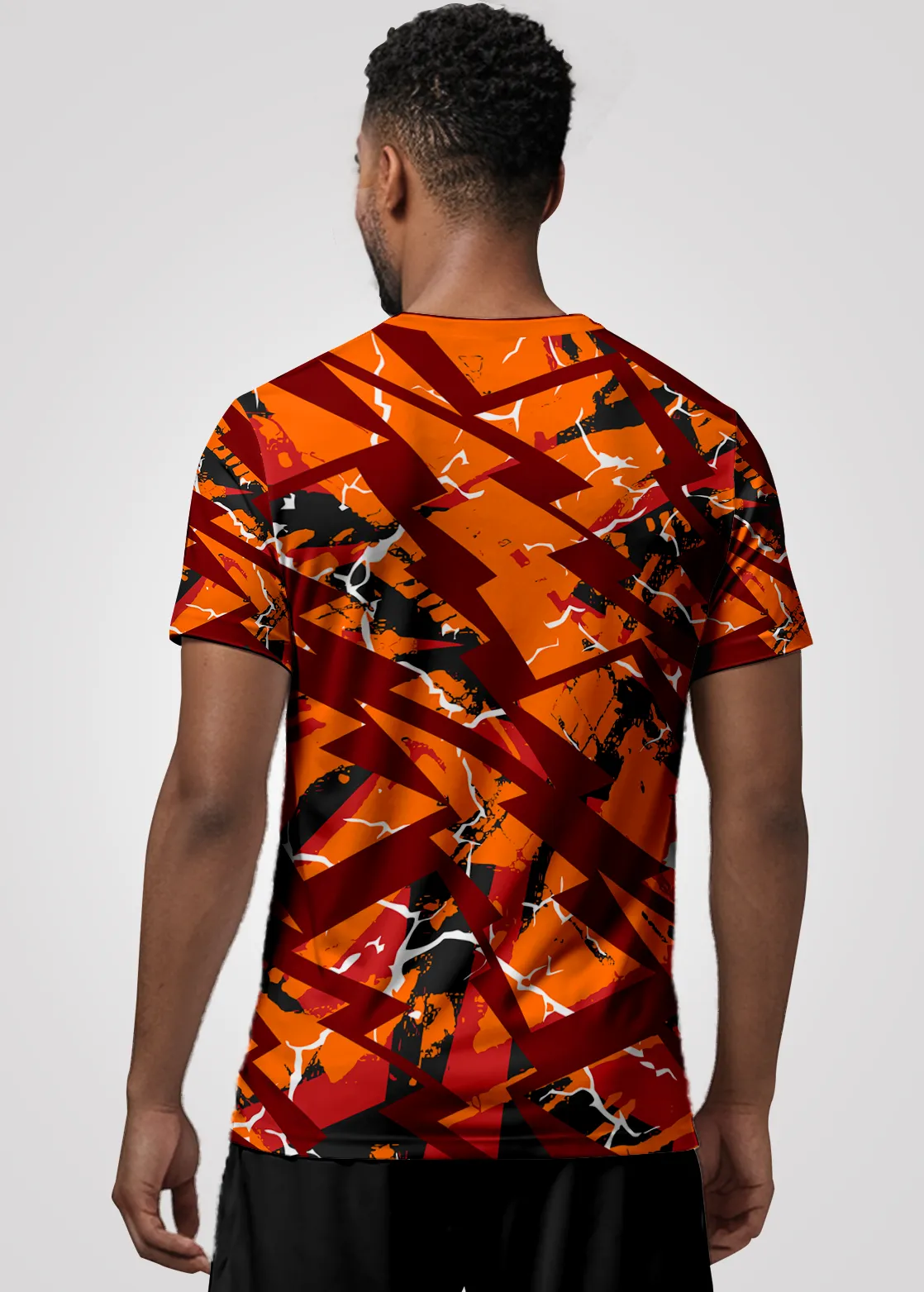 Camisa de Treino Unissex em Aeroflex - Laranja