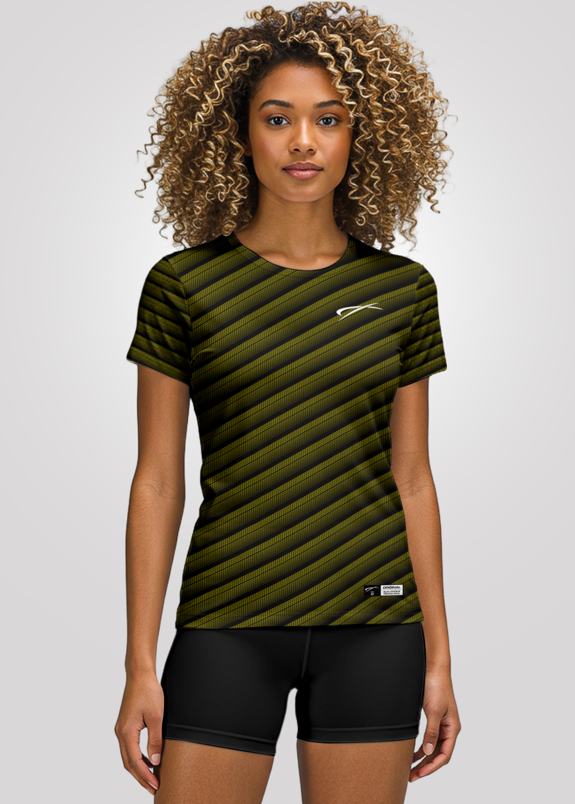 Camisa de Treino Unissex em Aeroflex - Amarelo