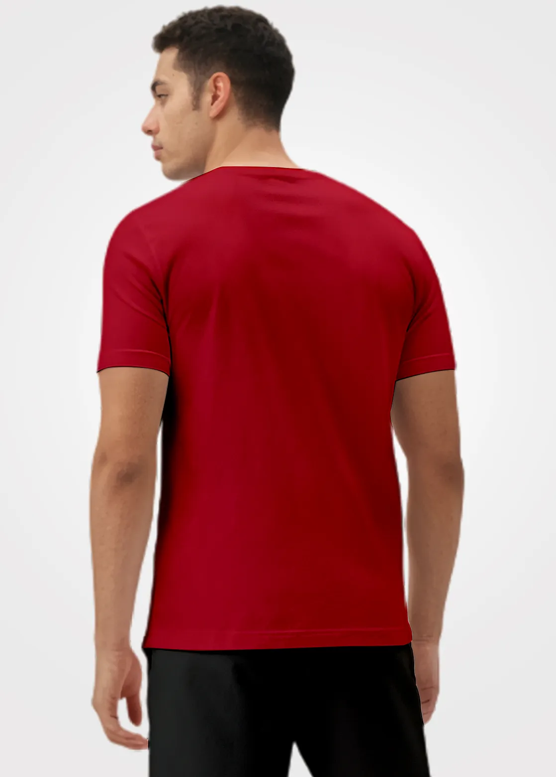 Camiseta Poliamida Crepe Masculina Treino - Vermelho