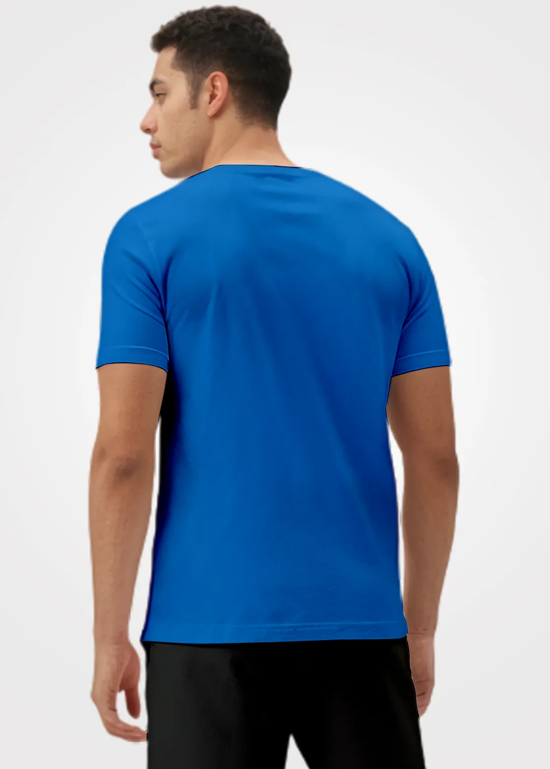 Camiseta Poliamida Crepe Masculina Treino - Azul